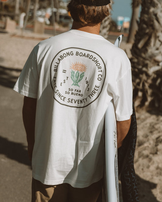 Desert Flower Regular Short Sleeve T-Shirt - Off White