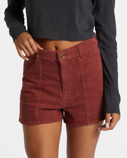 Free Fall Corduroy Shorts - Choc Chip