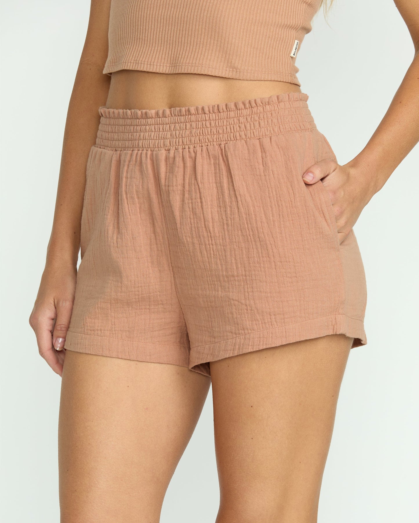 In The Waves Short - Rose Brown