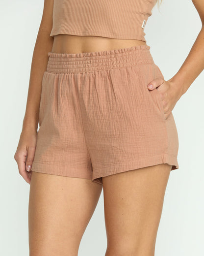 In The Waves Short - Rose Brown