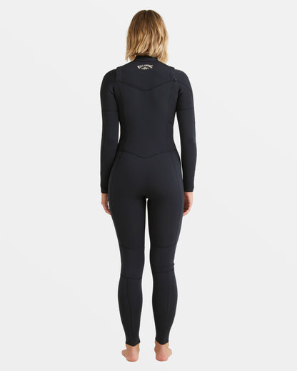 4/3mm Salty Dayz Natural Upcycler GBS Chest Zip Wetsuit - Black
