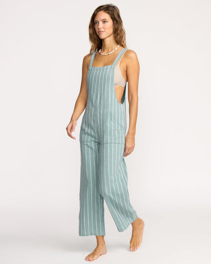 Pacific Time Jumpsuit - Blue Fog