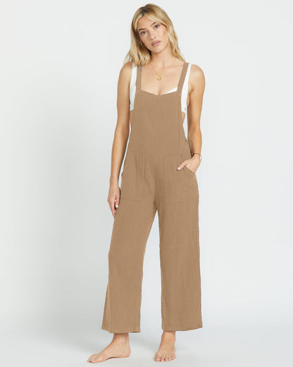 Pacific Time Jumpsuit - Khaki