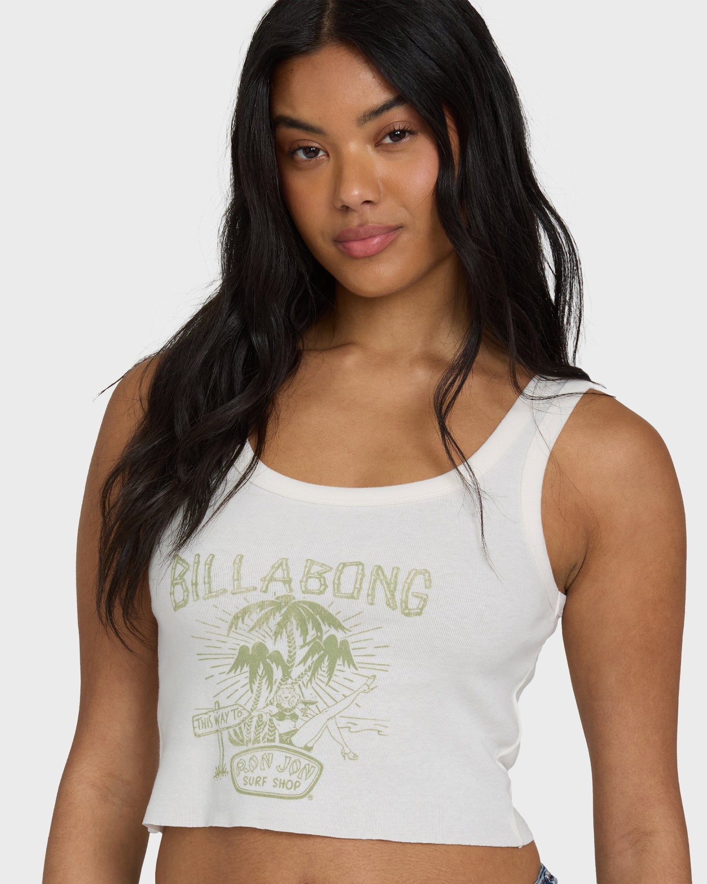 Hula Club Rj Tank Top - Salt Crystal