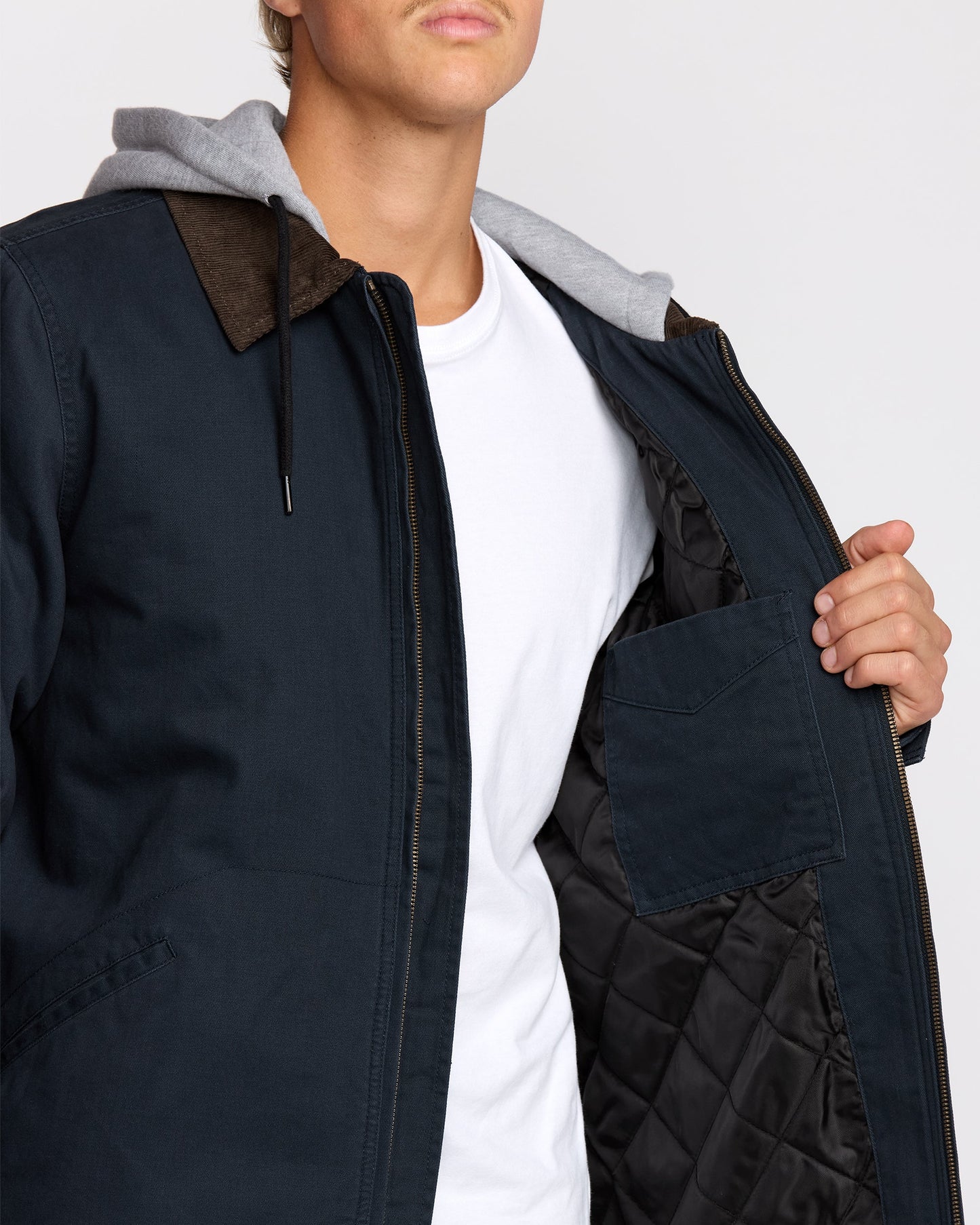 Barlow Hooded Jacket - Navy