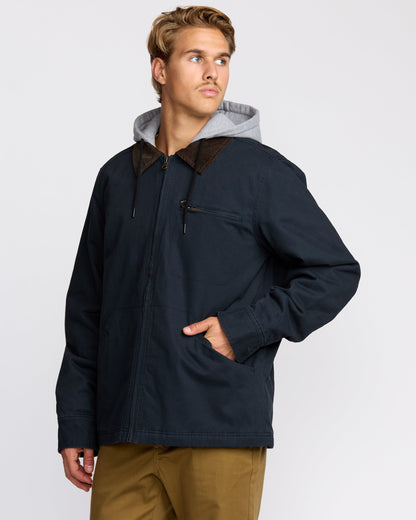 Barlow Hooded Jacket - Navy