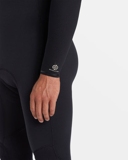 4/3mm Revolution Natural Upcycler GBS Chest Zip Wetsuit - Black