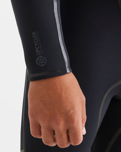 5/4mm Absolute Natural+ Upcycler Welded Chest Zip Hooded Wetsuit - Black