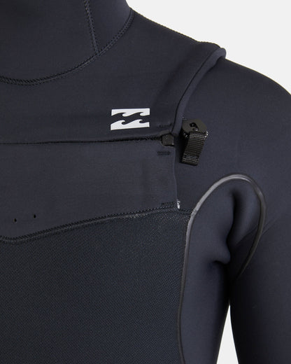 6/5mm Furnace Natural Upcycler Welded Chest Zip Wetsuit - Black
