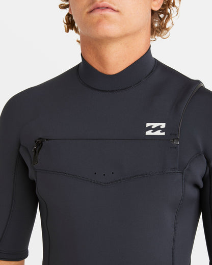 2/2mm Absolute Natural Upcycler GBS Chest Zip Wetsuit - Black