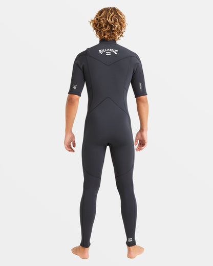2/2mm Absolute Natural Upcycler GBS Chest Zip Wetsuit - Black