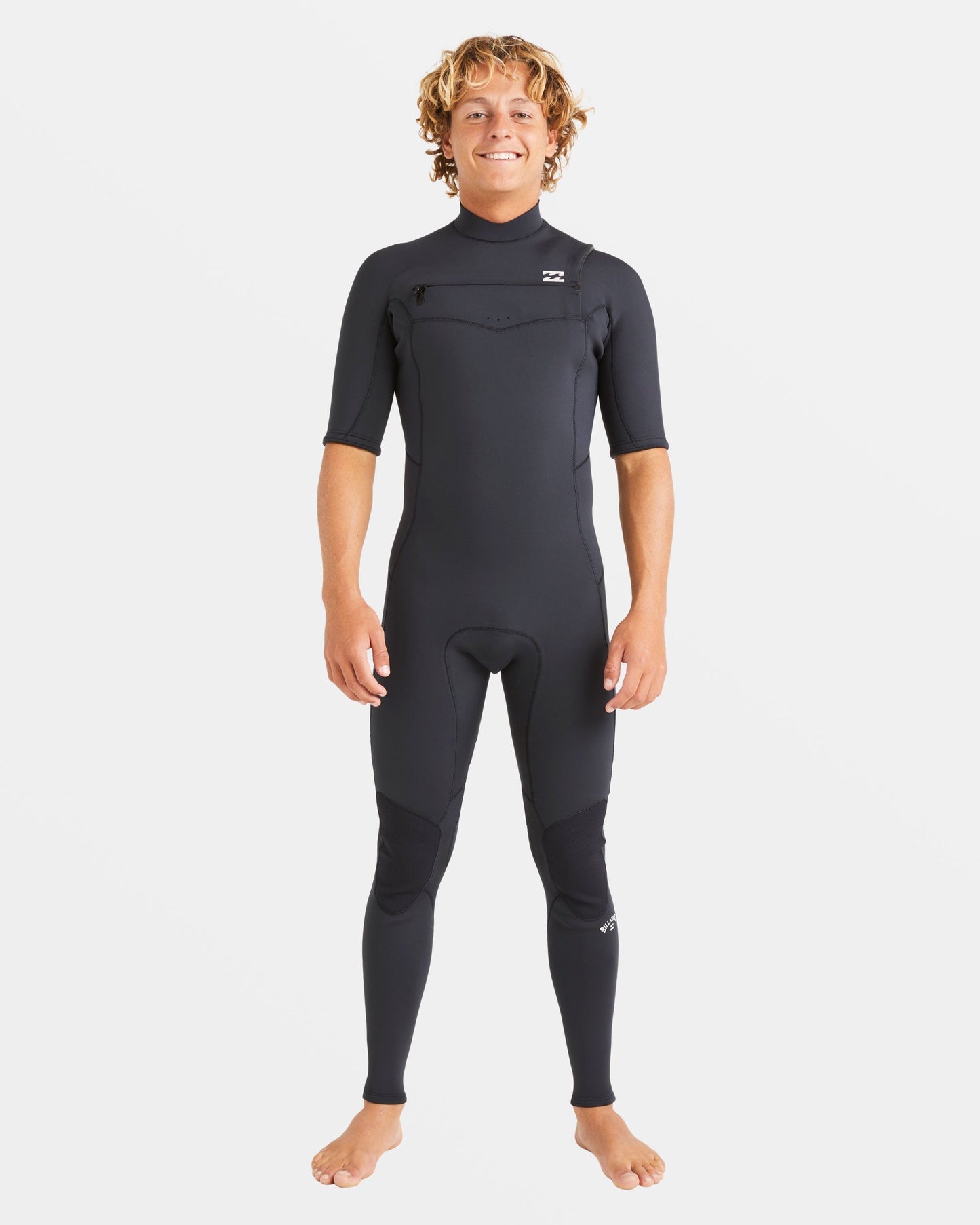 2/2mm Absolute Natural Upcycler GBS Chest Zip Wetsuit - Black