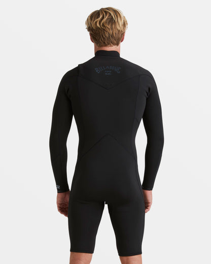2/2mm Revolution Natural Upcycler GBS Chest Zip Long Sleeve Springsuit - Black