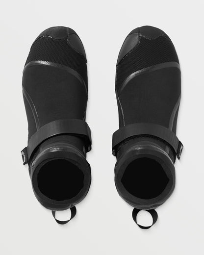 7mm Furnace Upcycler Welded Round Toe Wetsuit Boots - Black