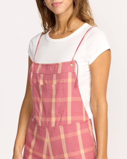 Wild Pursuit Romper - Plaid