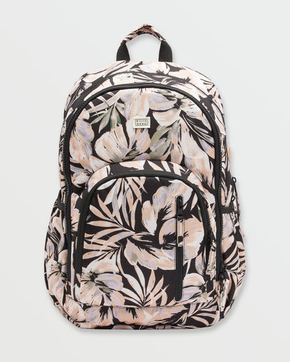 Roadie Backpack - Black Floral