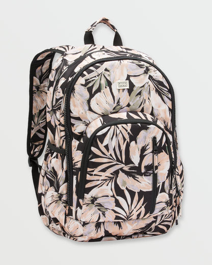 Roadie Backpack - Black Floral