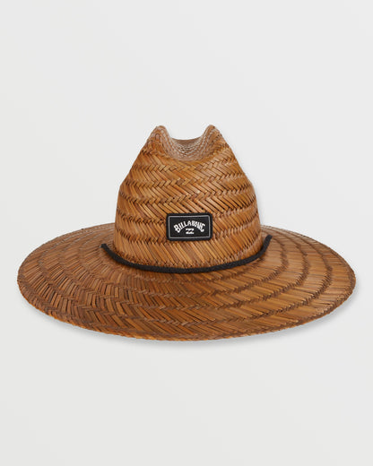 Tides Straw Lifeguard Hat - Brown