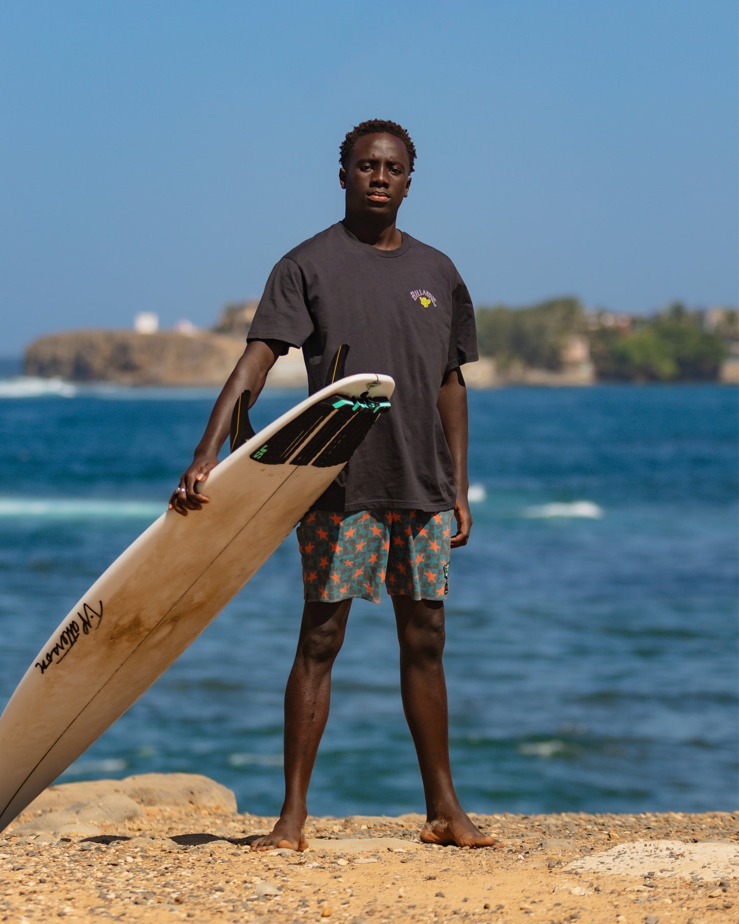 Billabong x Mami Wata Surf Africa Regular Tee - Washed Black