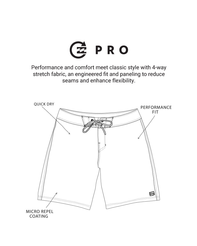 Spec 73 Pro Boardshorts - Pewter
